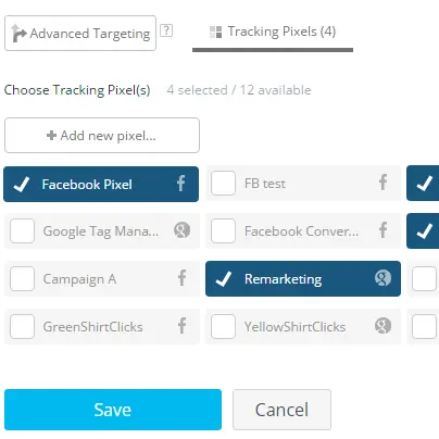 Geniuslink Retargeting Pixels